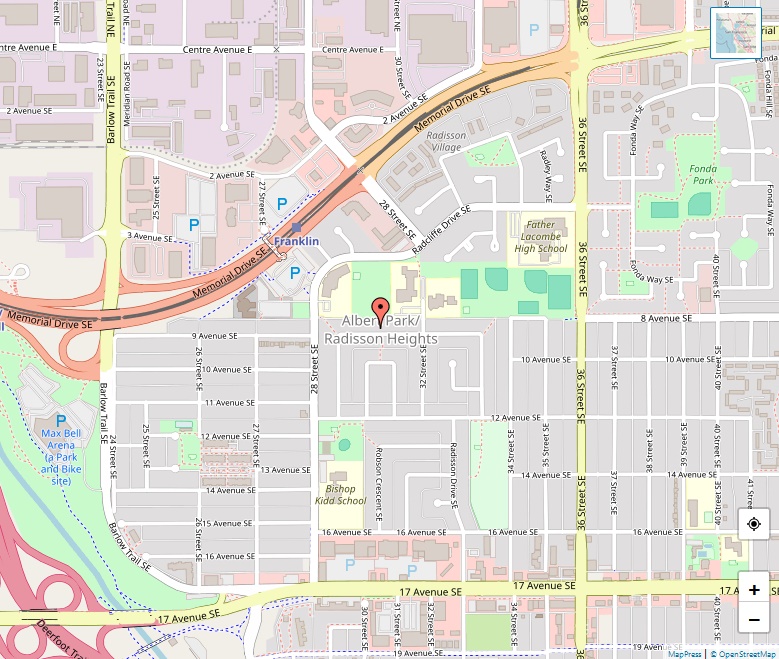 Albert Park/Radisson Heights Map – Map of Calgary