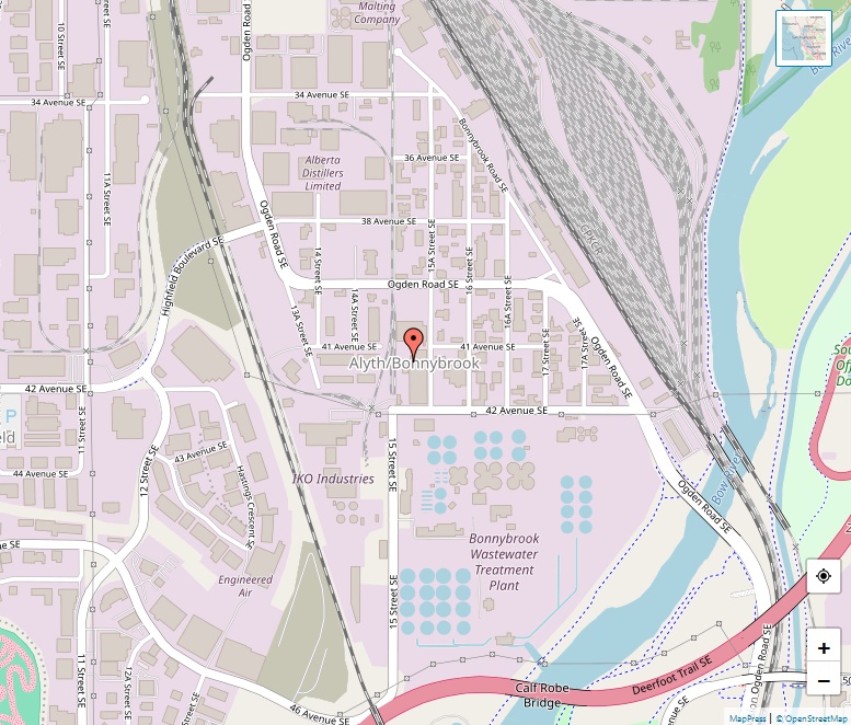 Alyth/Bonnybrook/Manchester Map