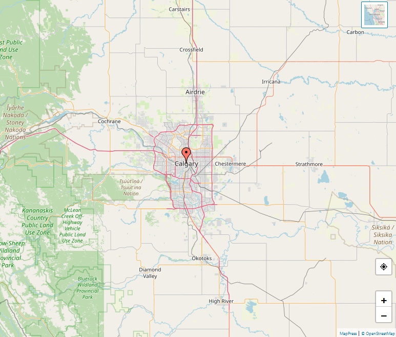 Calgary Metropolitan Region Map