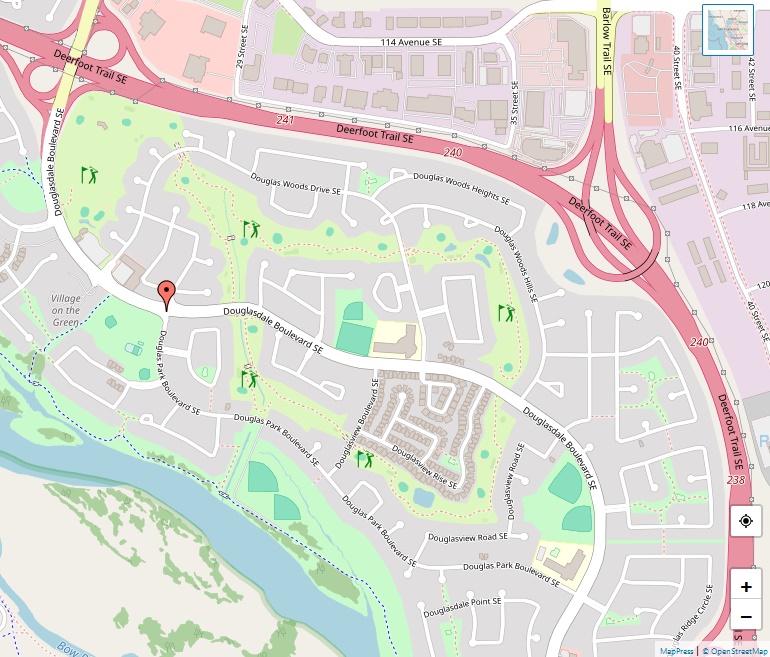Douglasdale/Douglasglen Map