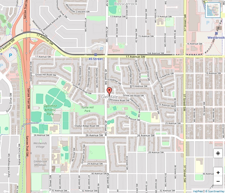 Glendale Map