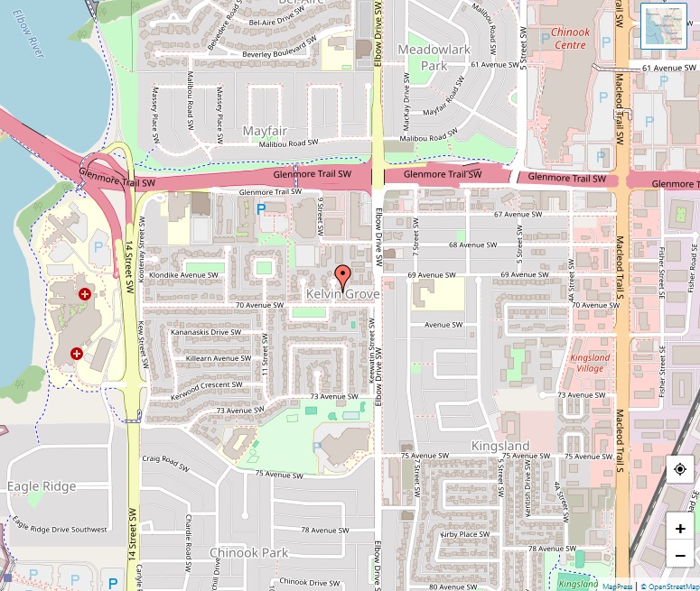 Kelvin Grove Maps