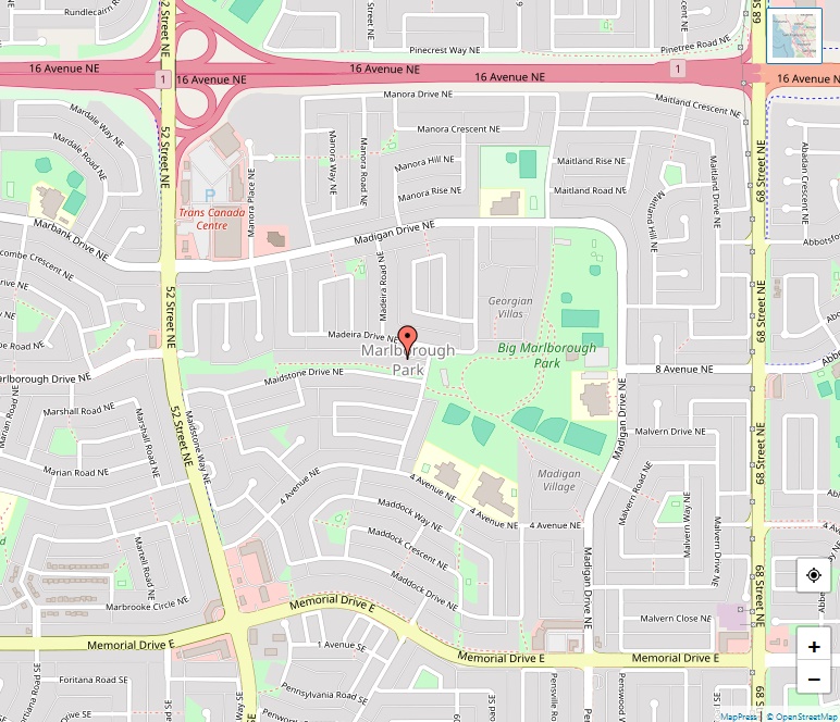 Marlborough Park Map