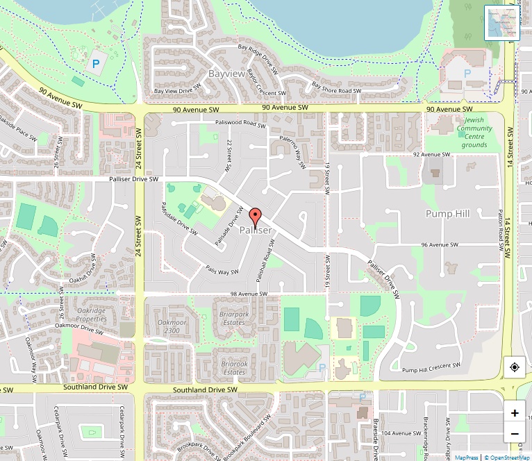 Palliser Map, Calgary