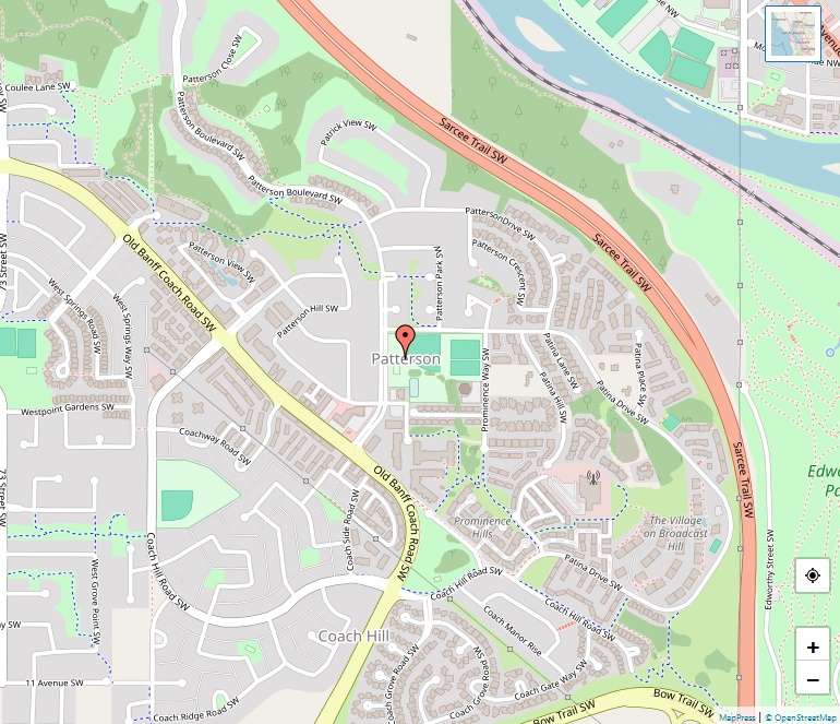 Patterson Map, Calgary