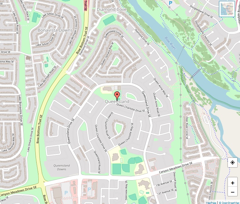 Queensland Map, Calgary