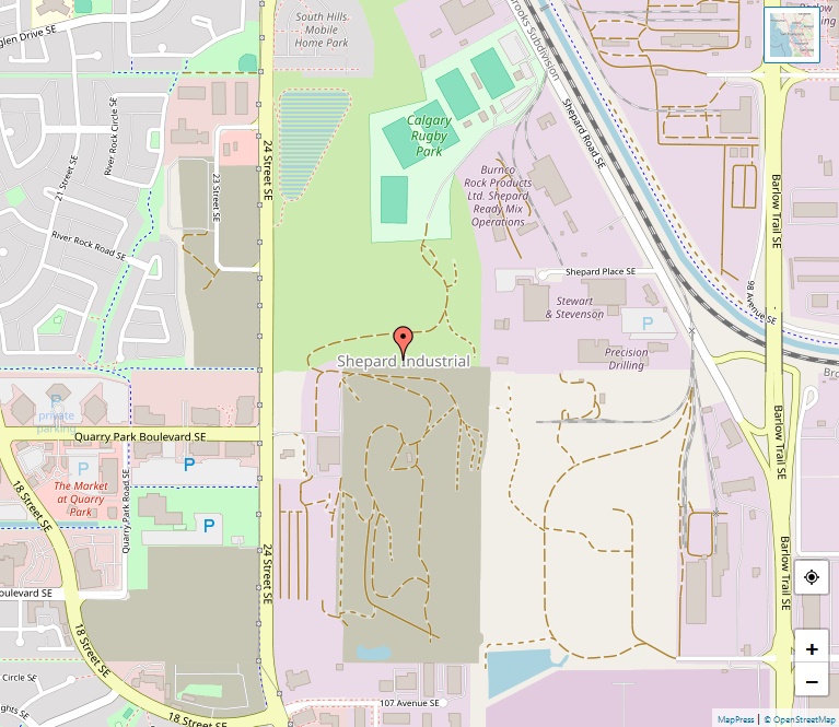 Shepard Industrial Map, Calgary