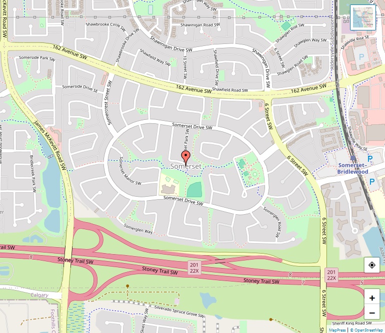 Somerset Map, Calgary